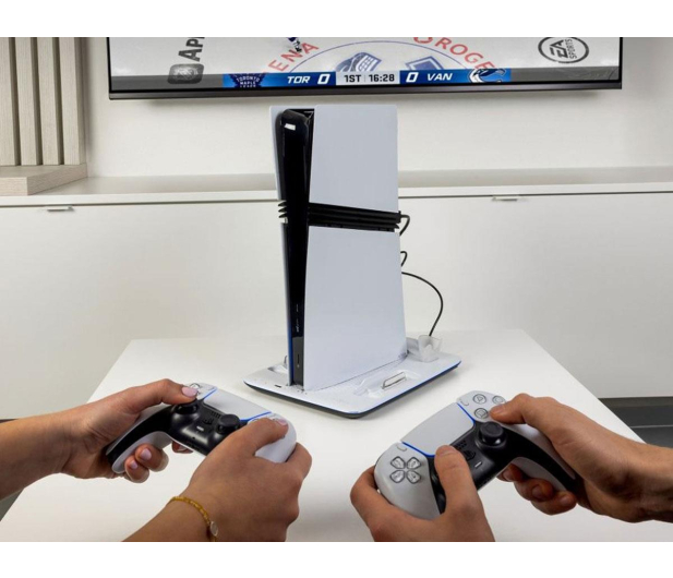 FIXED Docking Station do PlayStation 5 (Pro/Slim), black and white - 1484725 - zdjęcie 4